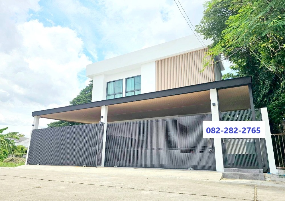 For SaleHouseRathburana, Suksawat : Corner house, 67 sq m, 244 sq m, 4 bedrooms, 4 bathrooms, 2-storey detached house, Phutthabucha 34, Bang Mot, Thung Khru