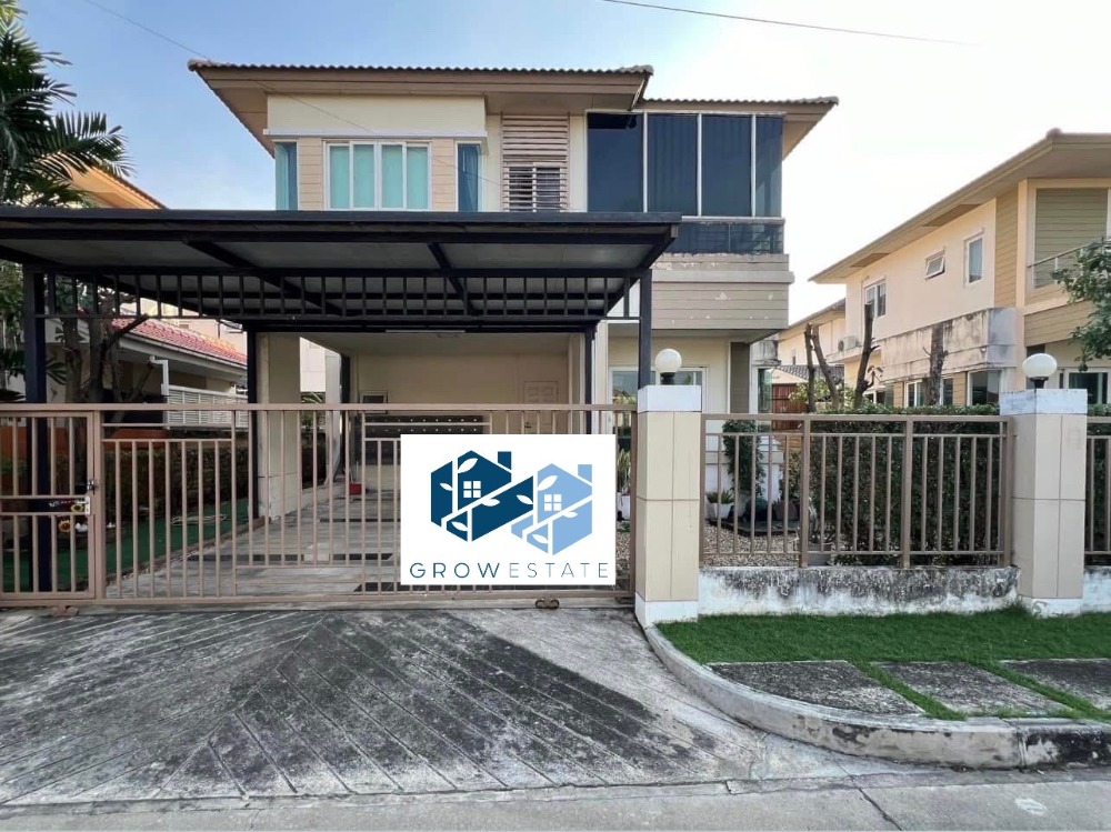 For RentHouseLadkrabang, Suwannaphum Airport : P-2675 Urgent for rent! Burasiri On Nut-Bangna, beautiful house, good location, convenient travel, pets welcome.