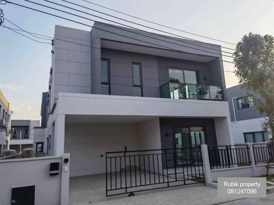 ให้เช่าบ้านบางนา แบริ่ง ลาซาล : 🏡 New Single Home for Rent 🏡The Centro Bangna – Prime Location, Just 1 km from Mega Bangna (RB450)