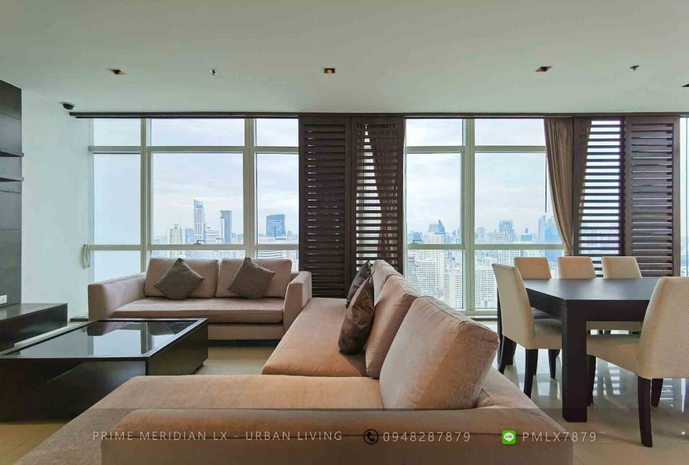 For RentCondoWitthayu, Chidlom, Langsuan, Ploenchit : Athenee Residences - Beautifully Furnished & Ready To Move In, Centrally Located 3 Bedrooms