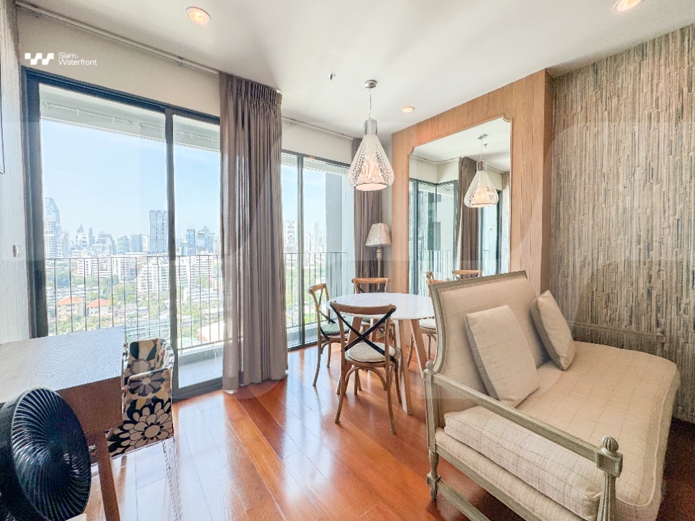 For RentCondoRama3 (Riverside),Satupadit : 🔥For Rent, Ready to move in🔥The Parco Sathorn, 1 bedroom/1 bathroom, 63sqm, 17th floor, ready to move in, Fully Furnished, good location, near Sathorn/BTS Chong Nonsi