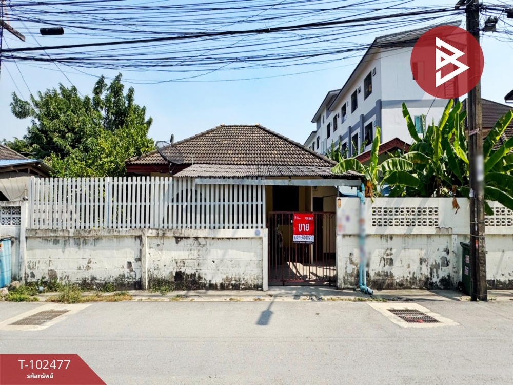 For SaleHouseSamut Prakan,Samrong : Single house for sale, Eua Phatthana Niwet Village, Nam Daeng-Bang Phli, Samut Prakan