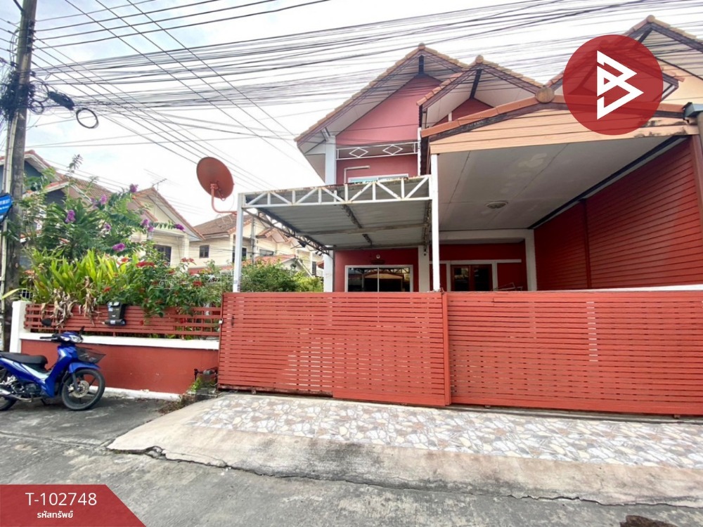 For SaleTownhousePattaya, Bangsaen, Chonburi : Townhouse for sale, Sanprida Village 9, Sriracha, Chonburi