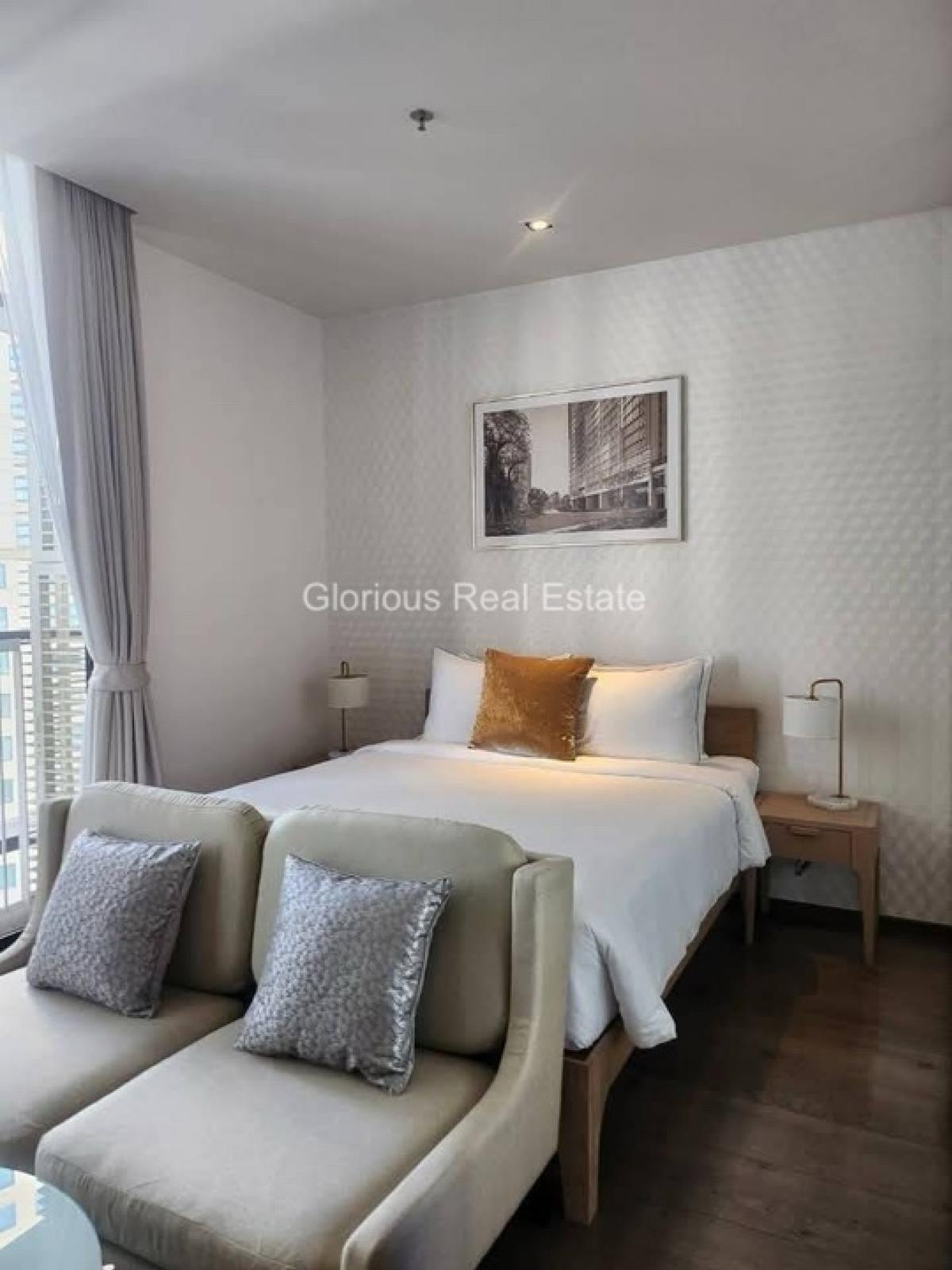 For RentCondoSukhumvit, Asoke, Thonglor : 🔥Cozy room, fully furnished🔥Park Origin Phrom Phong | 2 Bedrooms, 2 Bathrooms | fully furnished | Near BTS Phrom Phong 5 minutes