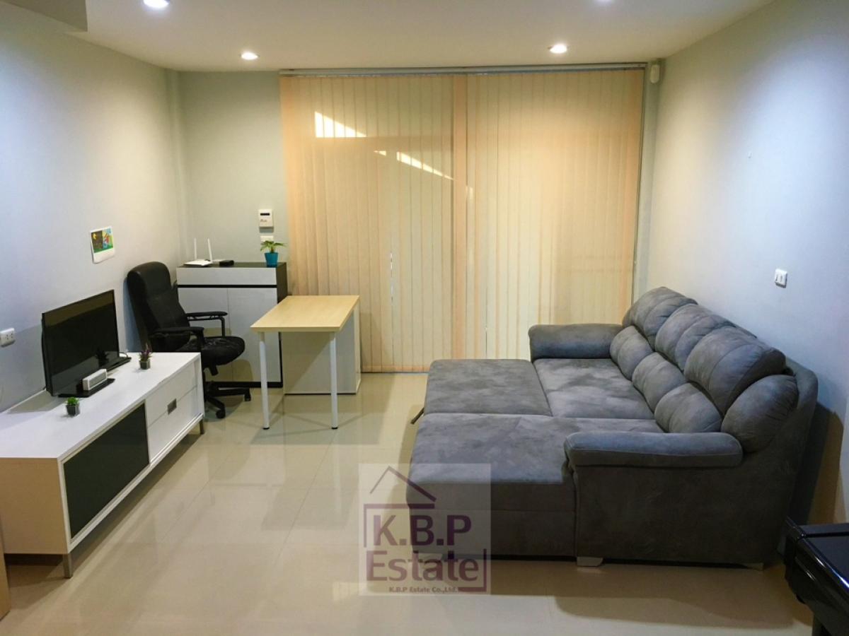 For RentTownhouseSathorn, Narathiwat : #HouseRama3 for rent #Thanapat Haus Village Fully Furniture 3 beds, 3 baths, 24 hour security guard