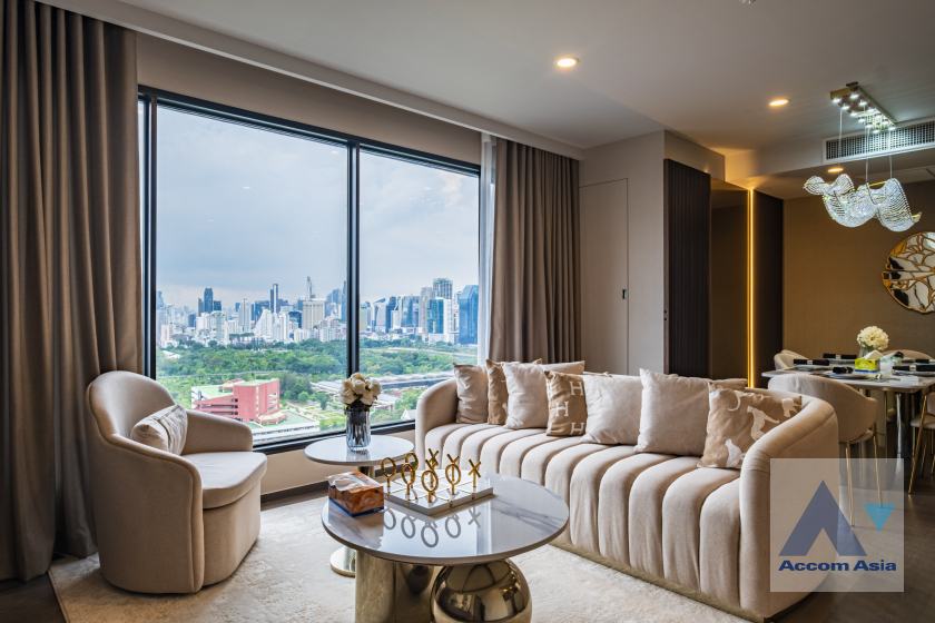 ให้เช่าคอนโดคลองเตย กล้วยน้ำไท : 🔼🔽 AccomA  Garden View branded residence with 3 BR, the best view - 0 meter from MRT