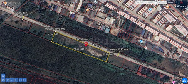 For SaleLandLadkrabang, Suwannaphum Airport : Cheap land for sale in Chalong Krung, near Lat Krabang Industrial Estate (area 2-0-86 rai, 10 million baht per rai, totaling 22,150,000 baht), Lat Krabang, Bangkok