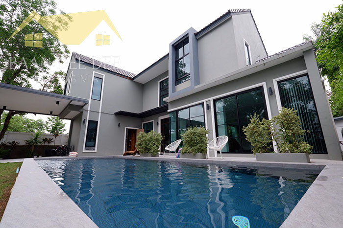 ให้เช่าบ้านเชียงใหม่ : Pool Villa สามารถทำธุรกิจได้ ให้เช่าเดือนละ 75,000 บาท ใกล้เซ็นทรัลแอร์พอร์ตเพียง 5 นาที No.9H149