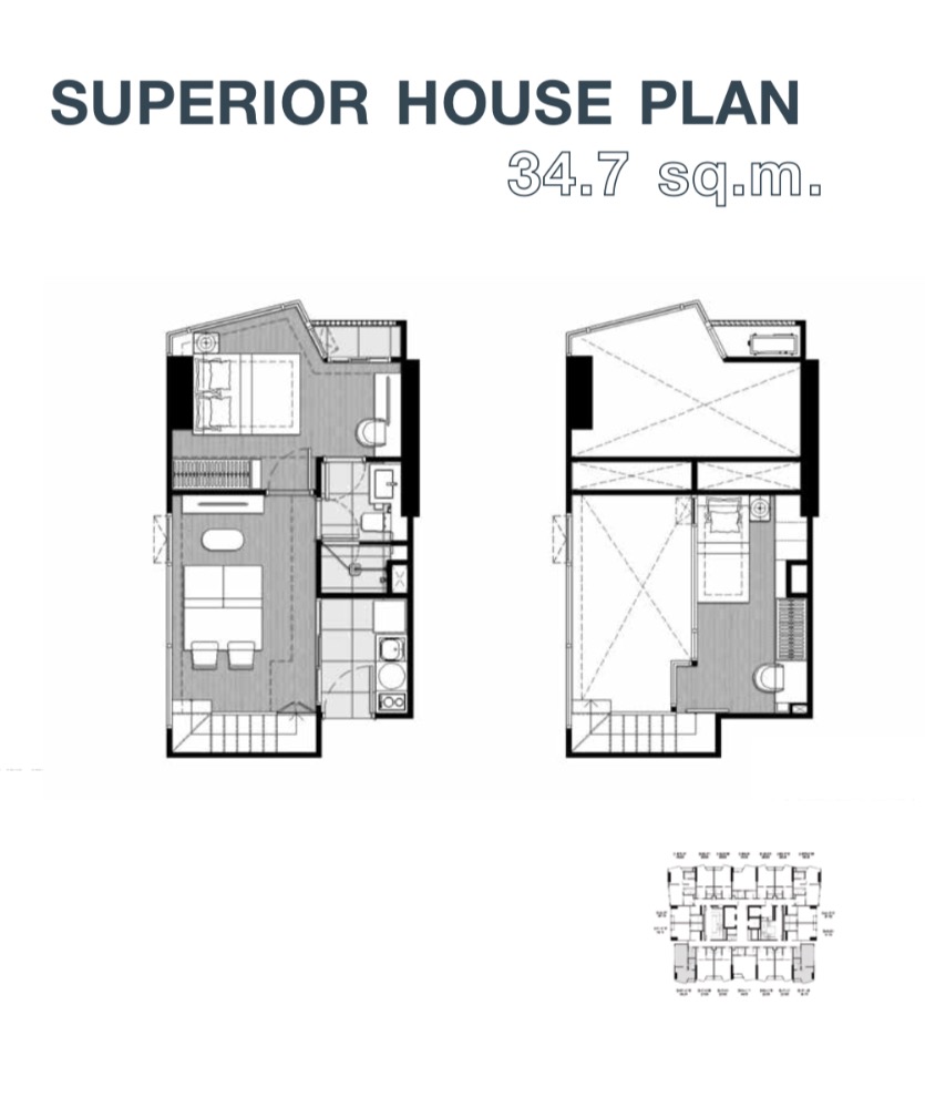 For SaleCondoOnnut, Udomsuk : 🔔For sale🔔Knightsbridge Space Sukhumvit-Rama 4, 2-storey Loft room, BTS Phra Khanong 250 meters