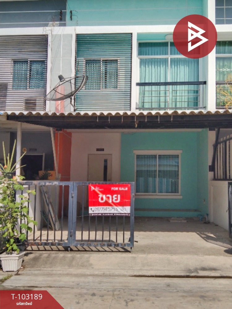 For SaleTownhousePattaya, Bangsaen, Chonburi : Townhouse for sale, Prapassorn Village, Precio 4, Na Pa, Chonburi, ready to move in