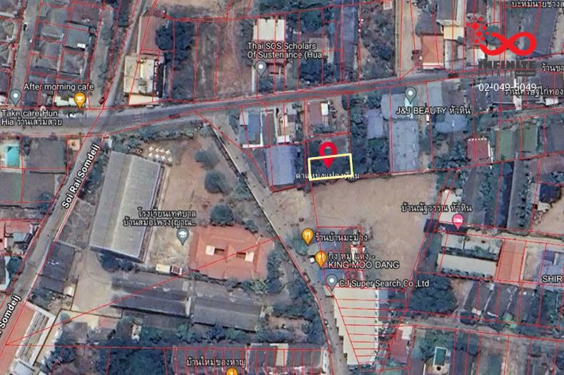 For SaleLandHuahin, Prachuap Khiri Khan, Pran Buri : Land for sale, 49.8 square wah, Hua Hin District, Phetkasem Road