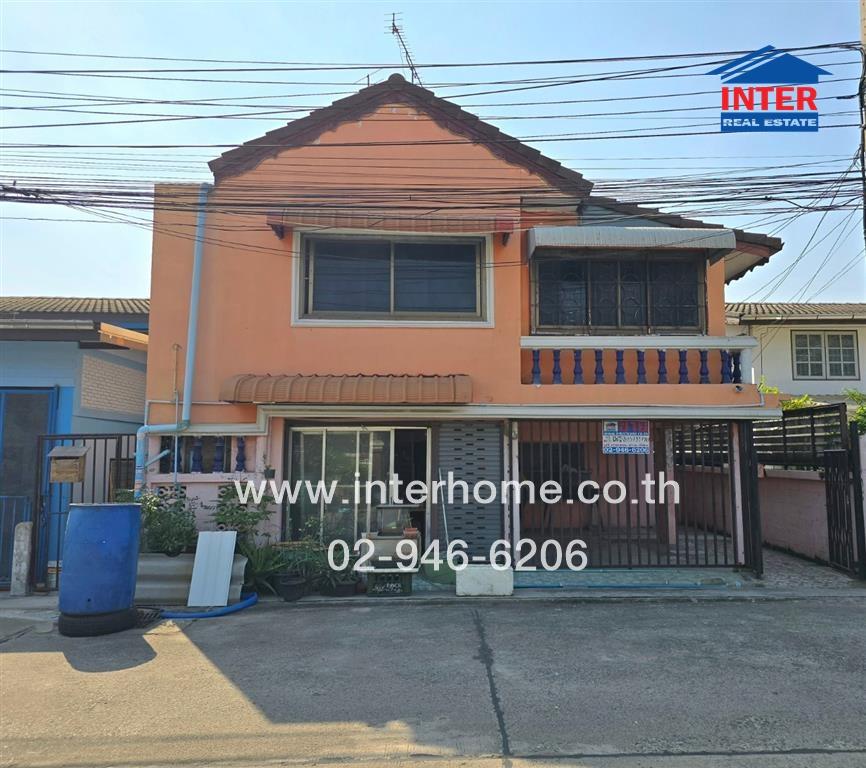 For SaleHousePathum Thani,Rangsit, Thammasat : Single house + rental room, 2 floors, 45 sq m., Rattanakosin Village 200 Years, Rangsit-Pathum Thani Road 10, Soi 9, Phahonyothin Road, Thanyaburi, Pathum Thani