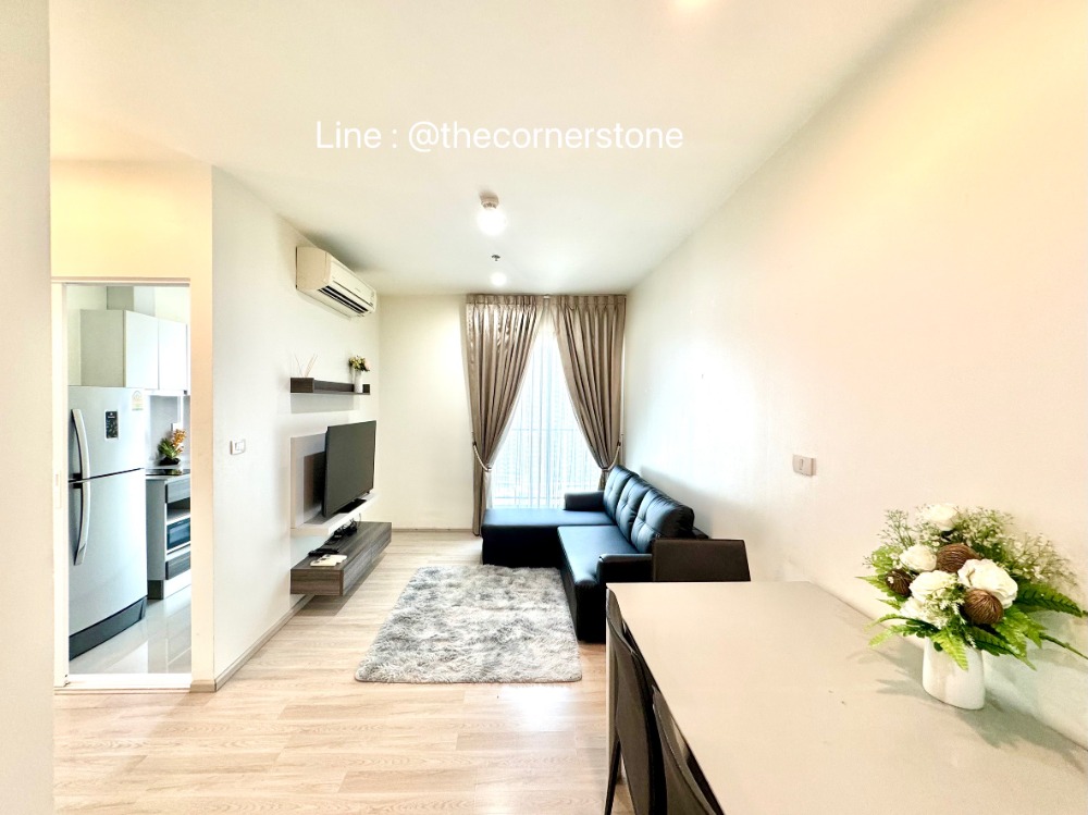 For RentCondoRatchadapisek, Huaikwang, Suttisan : Vacant room RENT/for rent Centric Huai Khwang 2 bedrooms, 23rd floor, 50 sq m., beautiful view