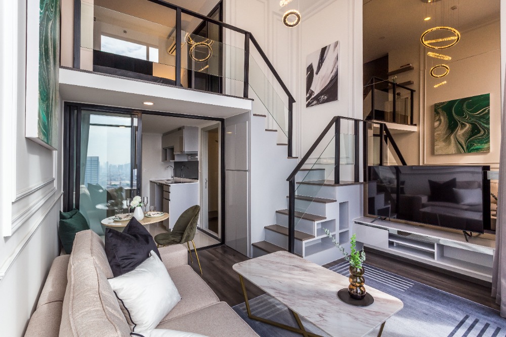 For SaleCondoKasetsart, Ratchayothin : Knightsbridge Prime Ratchayothin / Duplex 1 Bedroom (FOR SALE), Knightsbridge Prime Ratchayothin / Duplex 1 Bedroom (FOR SALE) QC032