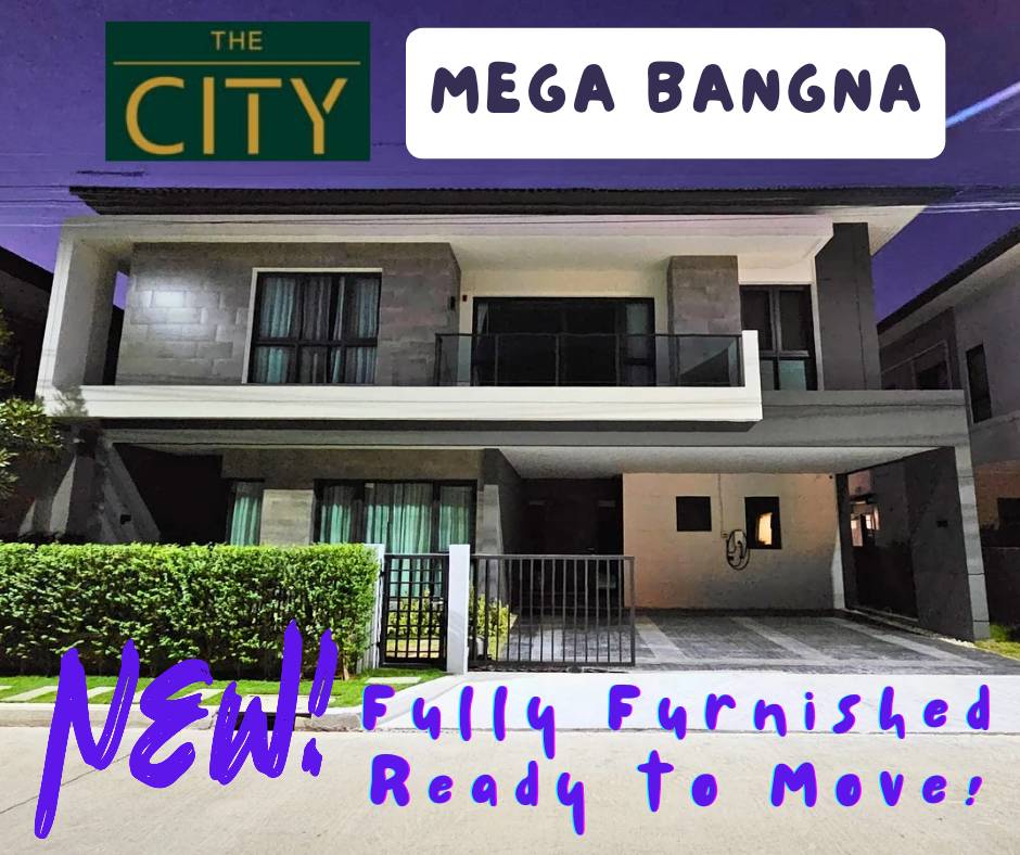 For SaleHouseBangna, Bearing, Lasalle : For sale with tenant, receive Passive Yield 7.6%, new THE CITY (near Mega Bangna)