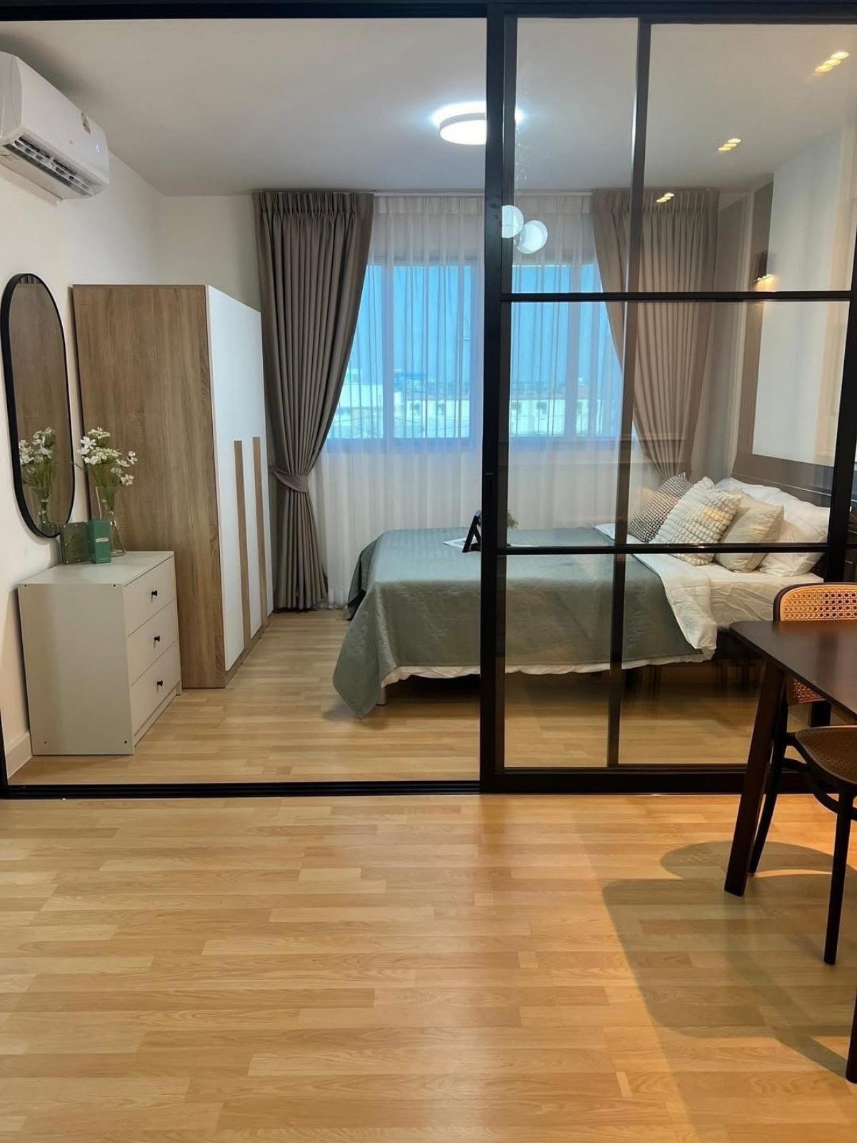 For SaleCondoLadkrabang, Suwannaphum Airport : ✅For sale: Condo dCondo Onnut-Suvarnabhumi (D Condo On Nut - Suvarnabhumi) • Size 30 sq m, 5th floor, Building A • 1 bedroom, 1 bathroom ✅ Price 1,690,000 baht * Ready to move in * 🔔Book now!