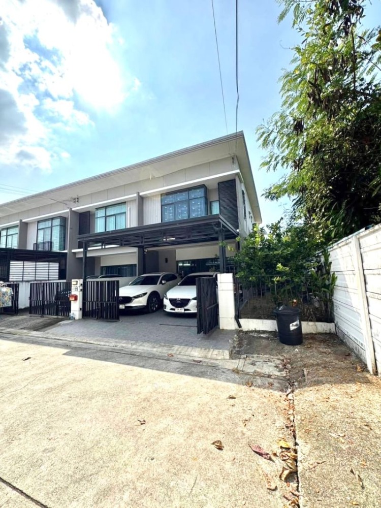 For SaleTownhouseBang kae, Phetkasem : For sale: 2-storey townhouse, inner corner unit, Pruksa Ville 85 project, along Khlong Thanon Thawi Watthana