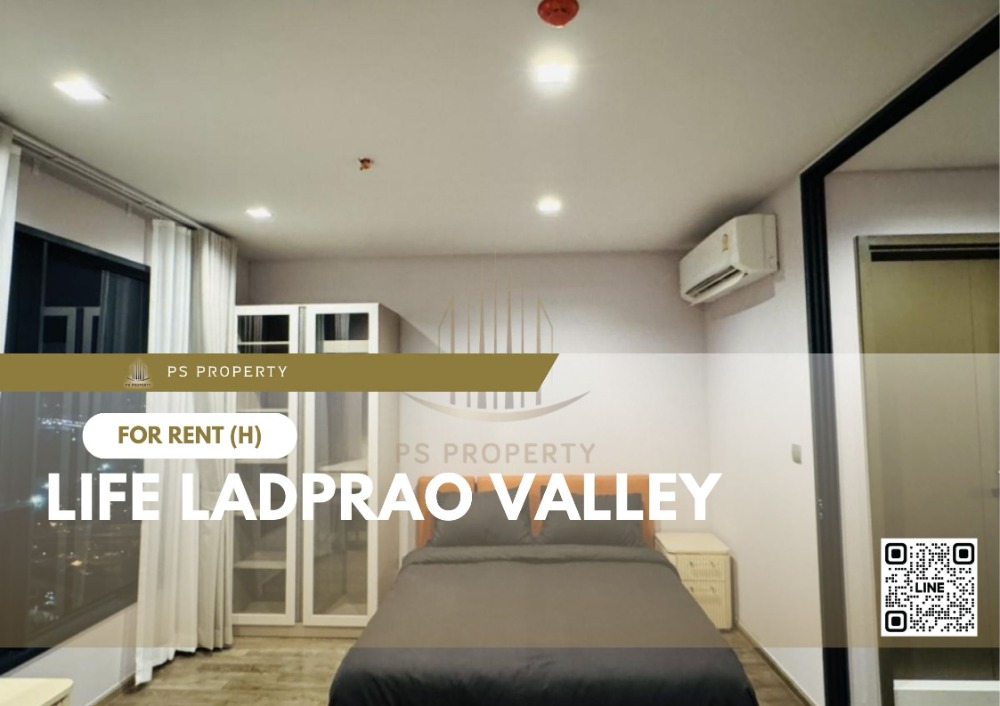 For RentCondoLadprao, Central Ladprao : For rent 🔥 Life Ladprao Valley 🔥 complete furniture and electrical appliances, near BTS Lat Phrao Intersection.