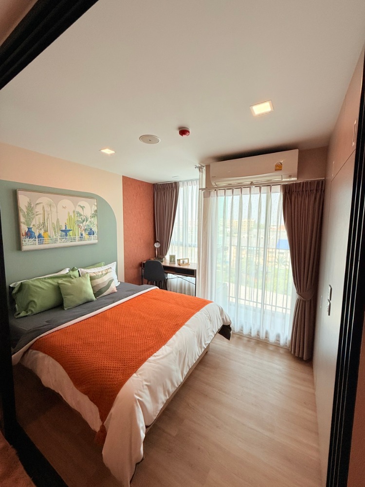 For SaleCondoRatchadapisek, Huaikwang, Suttisan : ⭐Condo for sale Atmoz Ratchada – Huaikwang, good price, fully furnished, beautifully decorated, near MRT Cultural Center (with shuttle bus)