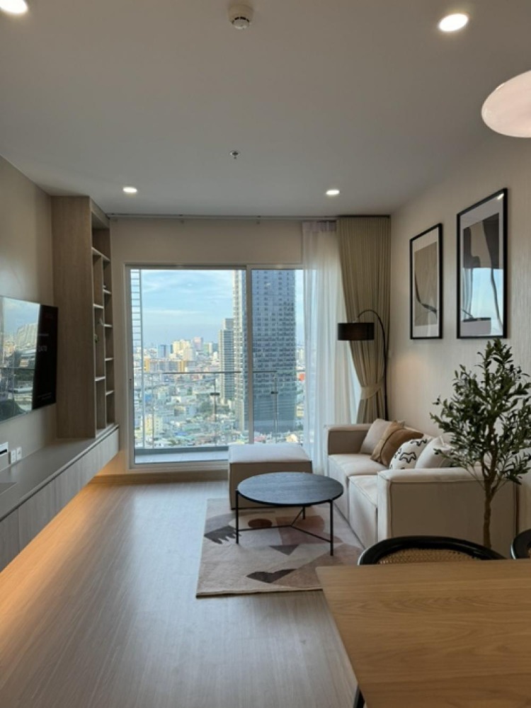 For RentCondoSiam Paragon ,Chulalongkorn,Samyan : ++For urgent rent ++ Supalai Premier Si Phraya-Samyan ** 2 bedrooms, size 80 sq m., fully furnished, ready to move in!!