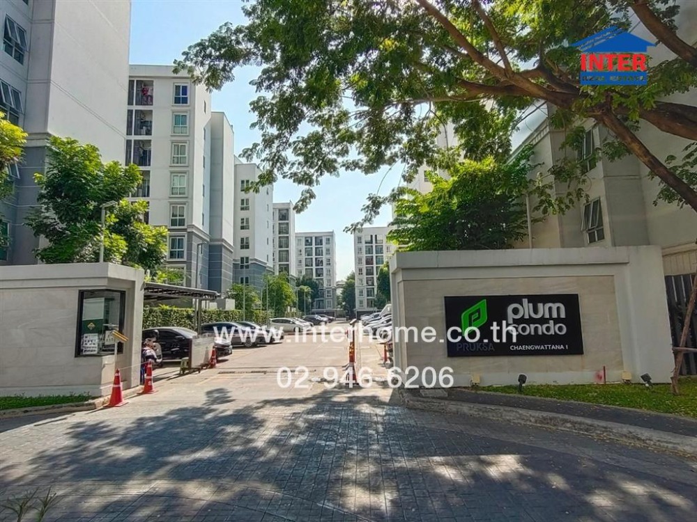 For SaleCondoChaengwatana, Muangthong : Condominium 22.99 sq.m. Plum Condo Chaengwattana Station Phase 1, Soi Chaengwattana 1, Ram Intra Road, Lak Si District, Bangkok