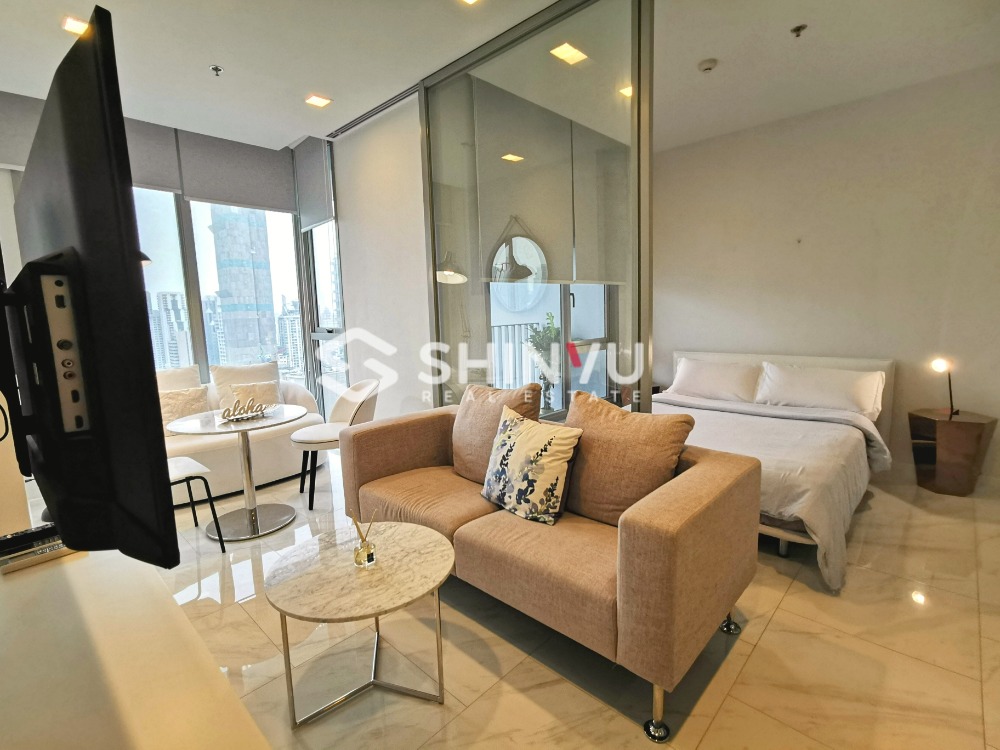 For RentCondoNana, North Nana,Sukhumvit13, Soi Nana : Ready for rent! Hyde Sukhumvit 11✨1 bedroom, 1 bathroom on the 26th floor, fully furnished, near BTS Nana [RT2501028]