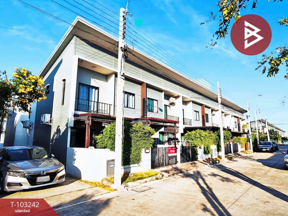 For SaleTownhouseBangna, Bearing, Lasalle : Townhouse for sale, The Colors Village, Bangna-Wongwaen 4, Samut Prakan