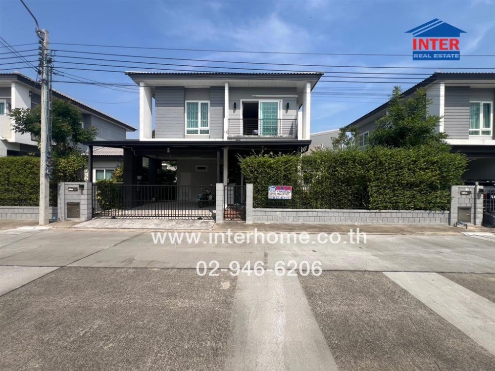 For SaleHouseNonthaburi, Bang Yai, Bangbuathong : 2-storey detached house, 51.8 sq m., The City Village, Bang Yai, Soi Song Phi Nong, Kanchanaphisek Road, Thanon Rattanathibet, Bang Yai, Nonthaburi