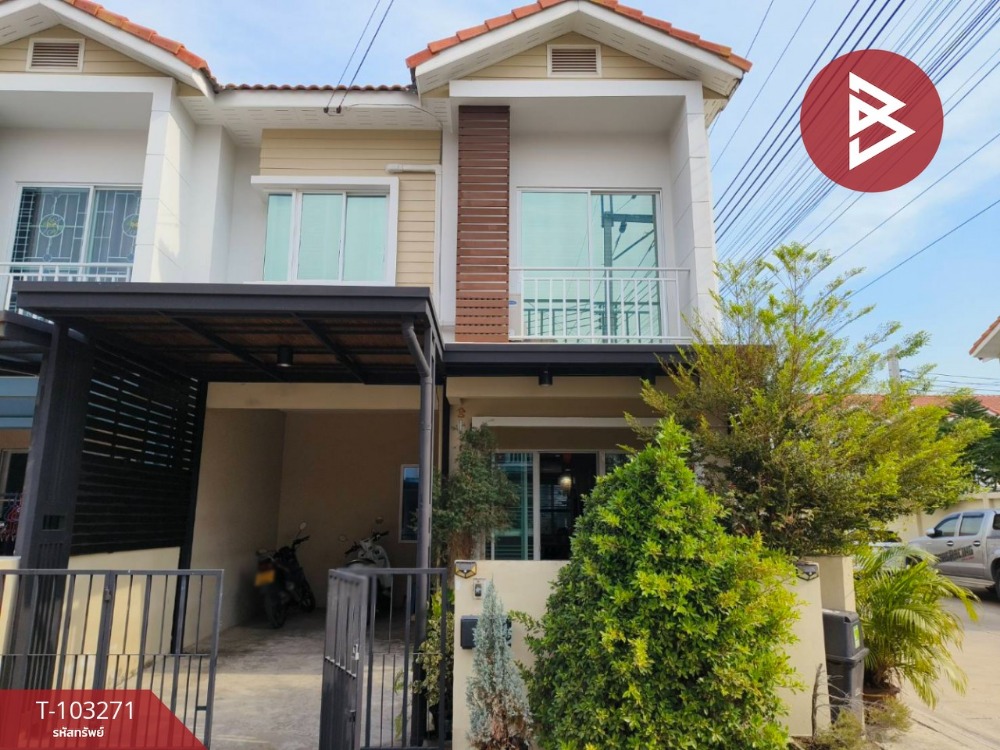 For SaleTownhouseBangna, Bearing, Lasalle : Townhouse for sale, Phumjai Niwet Village 3, Project 6, Phra Samut Chedi, Samut Prakan