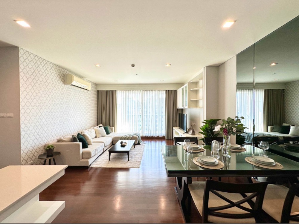 ให้เช่าคอนโดสุขุมวิท อโศก ทองหล่อ : ให้เช่าห้องสวย Living Room กว้าง!! 2 นอน 86 ตร.ม ราคาดีมาก