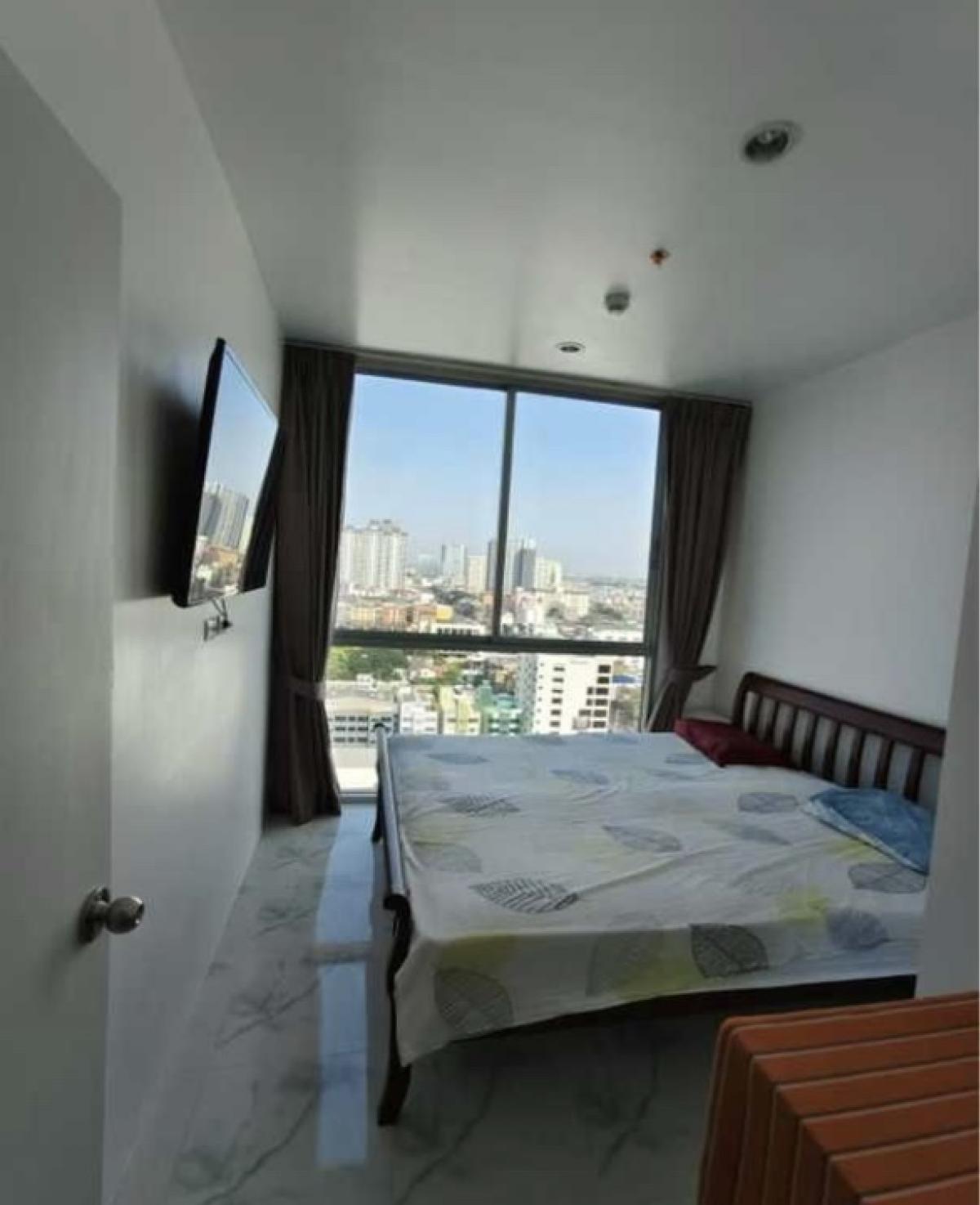 For RentCondoRamkhamhaeng, Hua Mak : Condo for rent, Chivathai Ramkhamhaeng, 19th floor, with washing machine