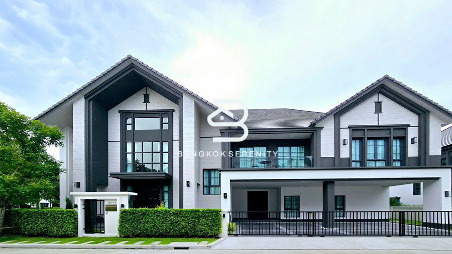 ให้เช่าบ้านบางนา แบริ่ง ลาซาล : Luxury house for rent at The City Bangna 2