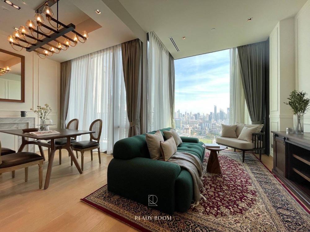 For SaleCondoWitthayu, Chidlom, Langsuan, Ploenchit : For sale: 28 Chidlom, Tower building, Combine room, 91.14 square meters, 2 bedrooms, 2 bathrooms, 24th floor, fully furnished, ready to move in, 44 million baht