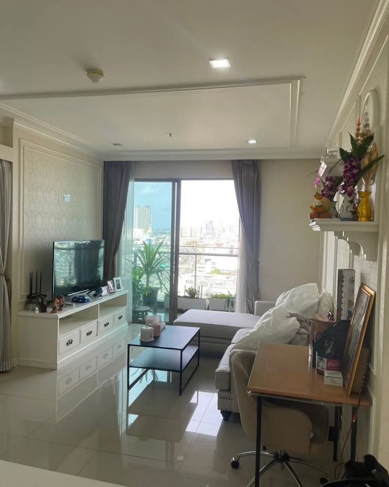 For RentCondoRama3 (Riverside),Satupadit : Condo for rent, Star View Rama 3, Building A, 17th floor, size 77 sq m., corner room, Chao Phraya River view, for rent 40,000 baht/month