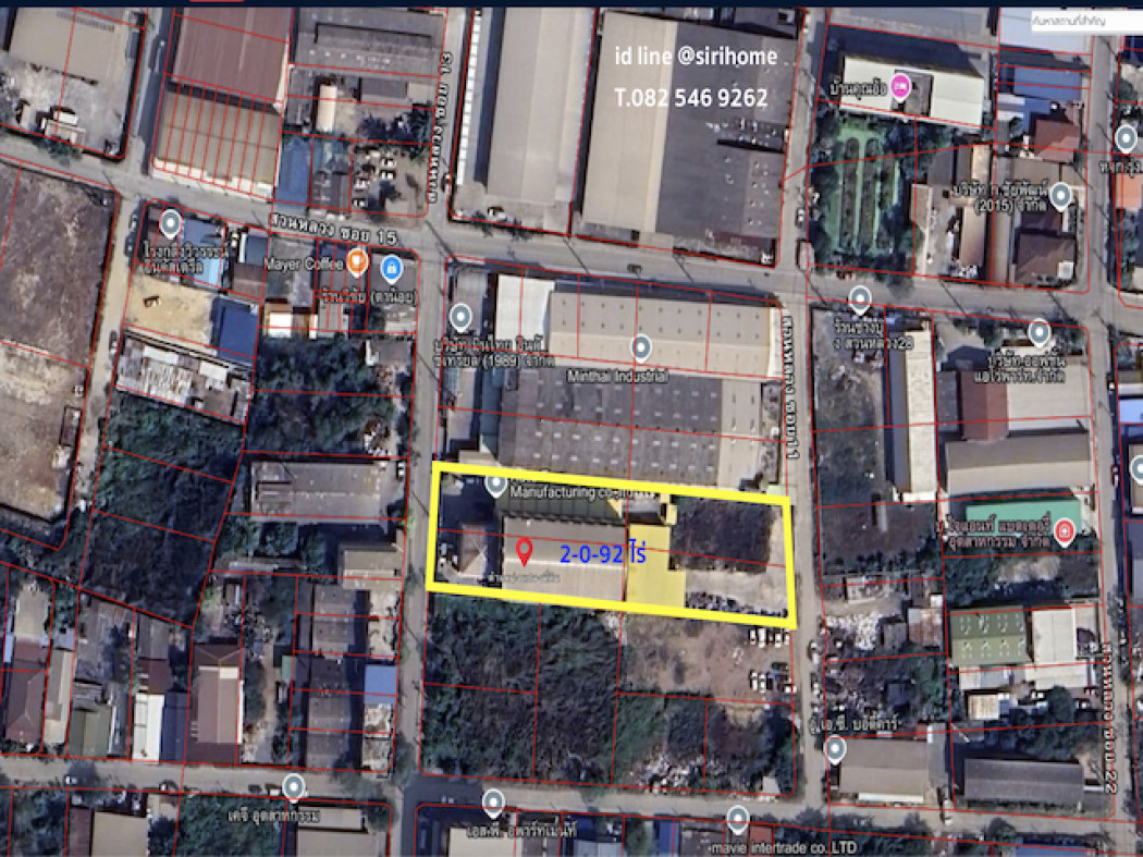 For SaleLandMahachai Samut Sakhon : Land for sale with 4-storey building, 2-0-92 rai, Suan Luang 13, Krathum Baen