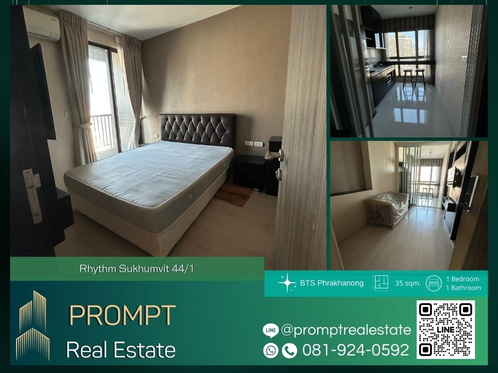 For RentCondoOnnut, Udomsuk : QR03996 - Rhythm Sukhumvit 44/1 :  ริทึ่ม สุขุมวิท 44/1 - BTS Phrakhanong