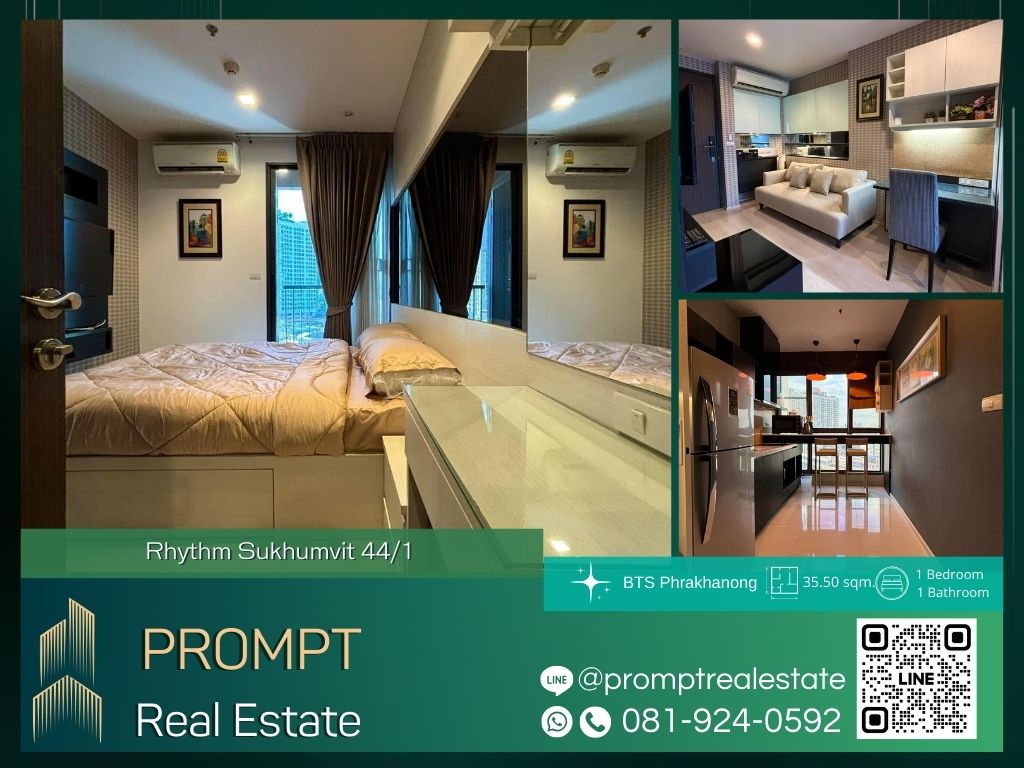 For RentCondoOnnut, Udomsuk : QR03986 - Rhythm Sukhumvit 44/1 :  ริทึ่ม สุขุมวิท 44/1 - BTS Phrakhanong