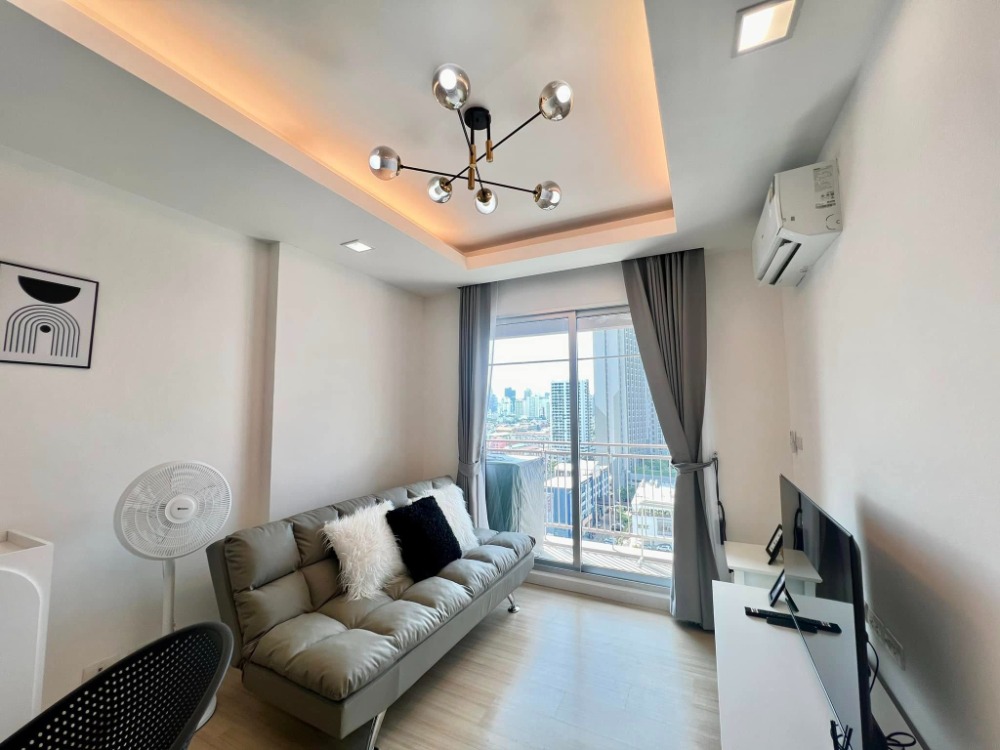 For RentCondoRama9, Petchburi, RCA : Condo Thru Thonglor Condo, beautiful room, fully furnished, ready to rent