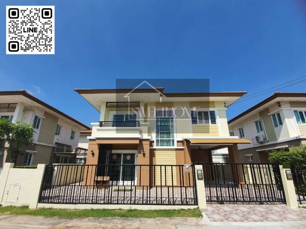 For SaleHouseBang kae, Phetkasem : House for sale, Pruksa Town Serenity 2, very new condition, 2-storey twin house, 43.4 sq.wa. of land, 3 bedrooms, 2 bathrooms, located at the beginning of Soi Petchkasem 81