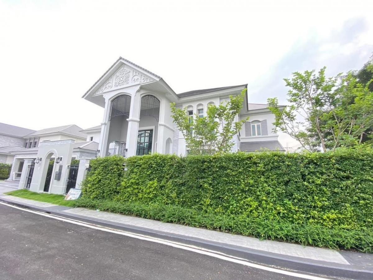 For SaleHouseLadkrabang, Suwannaphum Airport : 📢👇Luxury house in big size of land at Perfect Masterpiece Rama 9 - Krungthep Kreetha, easily traveling many routes, close to express way, fully furnished