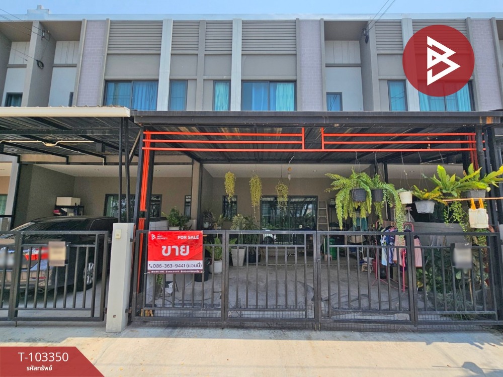 For SaleTownhouseBangna, Bearing, Lasalle : Townhouse for sale, V Compound Bangna Village (V Compound Bangna), Bang Bo, Samut Prakan