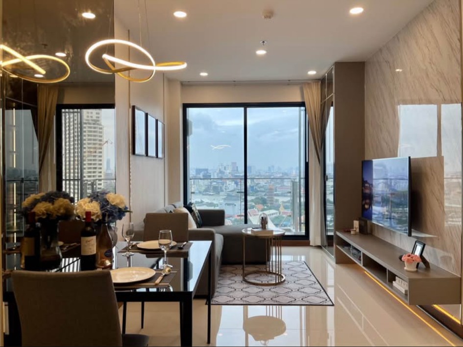 For RentCondoWongwianyai, Charoennakor : Urgent for rent ‼️ Luxury Condo Supalai Premier Charoen Nakhon near ICON SIAM, central location, Khlong San area, convenient transportation