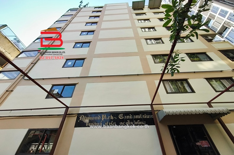 For SaleCondoRatchathewi,Phayathai : Diamond Park Condominium (Soi Pradiphat 21), area 55.5 sq m., near Saphan Khwai Intersection, Phahon Yothin Road, Samsen Nai Subdistrict, Phaya Thai District, Bangkok