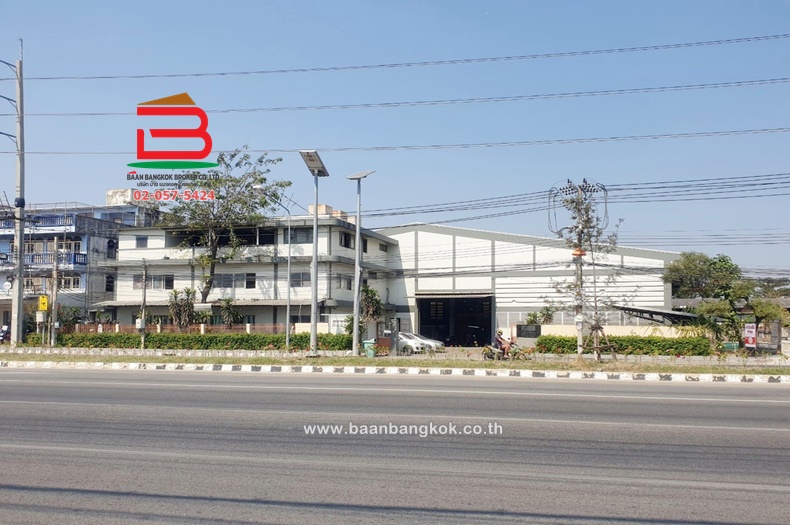 For SaleFactorySamut Prakan,Samrong : Land with factory, next to Thesaban Praeksa Road 13, area 521 sq m., Praeksa Road, Praeksa Subdistrict, Mueang District, Samut Prakan Province