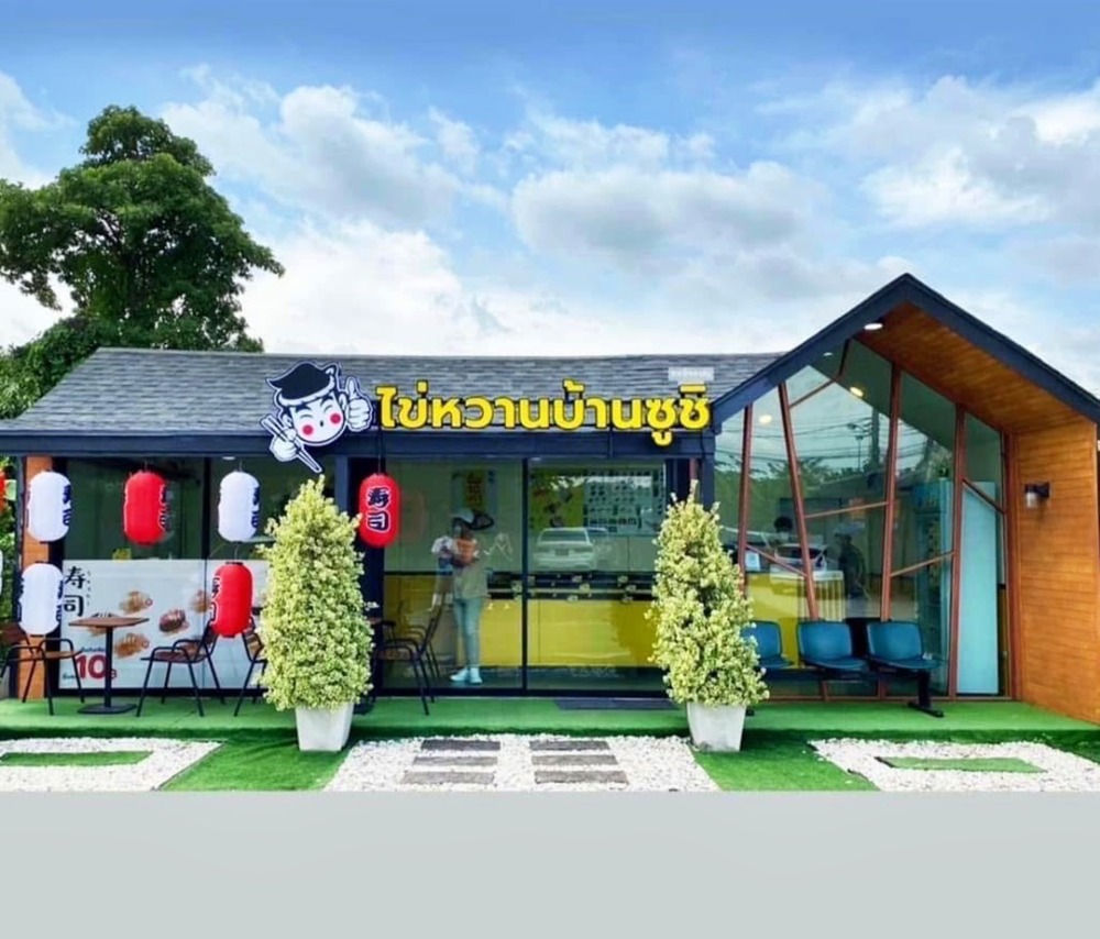 For LeaseholdRetailBang Sue, Wong Sawang, Tao Pun : Shop for rent: Kai Wan Ban Sushi, Thai Raman branch, near Cafe Amazon, near 7-Eleven, noodle shop, Thai massage