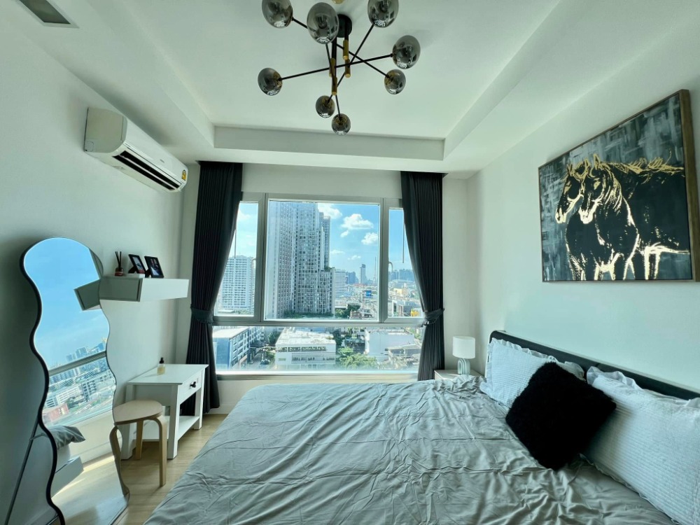 For RentCondoRama9, Petchburi, RCA : Thru Thonglor for rent 37 sq.m 20,000 THB FL.16 City view Fully Furnished K.Bee 064146-6445 (R571076)