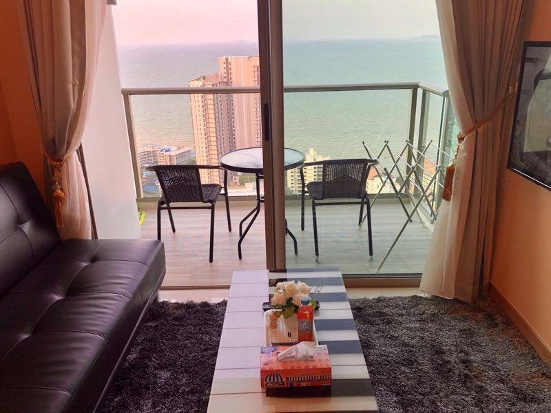 For RentCondoPattaya, Bangsaen, Chonburi : Condo the riviera wongamat pattaya on 38 floor seaview