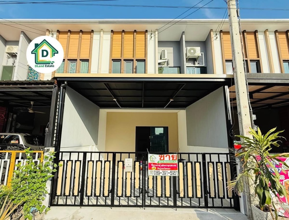 For SaleTownhouseAyutthaya : For sale: 2-storey townhouse, newly renovated, Phuri Pratunam Phra In