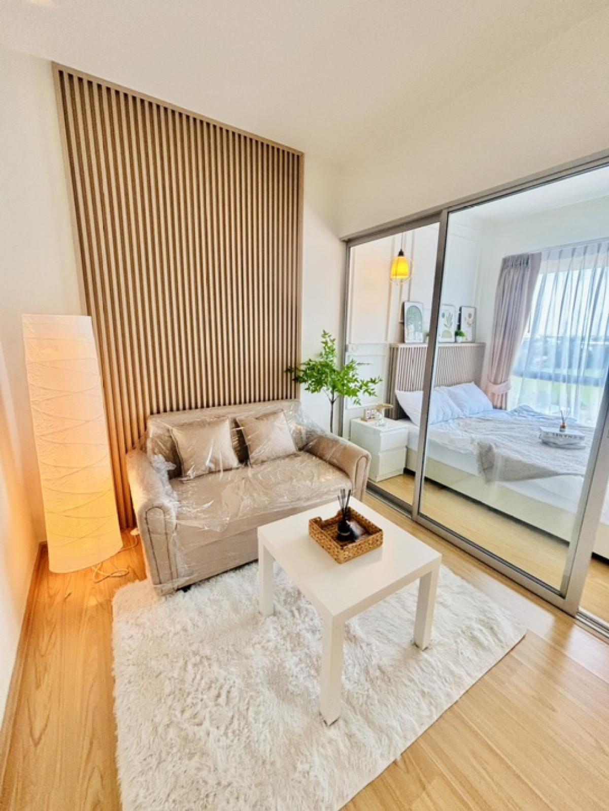 For RentCondoNonthaburi, Bang Yai, Bangbuathong : For rent!! 7,000 baht/month, luxury room, beautifully decorated, ready to move in, Plum Condo Bangyai Station