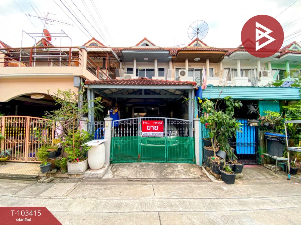 For SaleTownhouseLadkrabang, Suwannaphum Airport : Townhouse for sale, Poonsinthanee Village 1, Lat Krabang, Bangkok